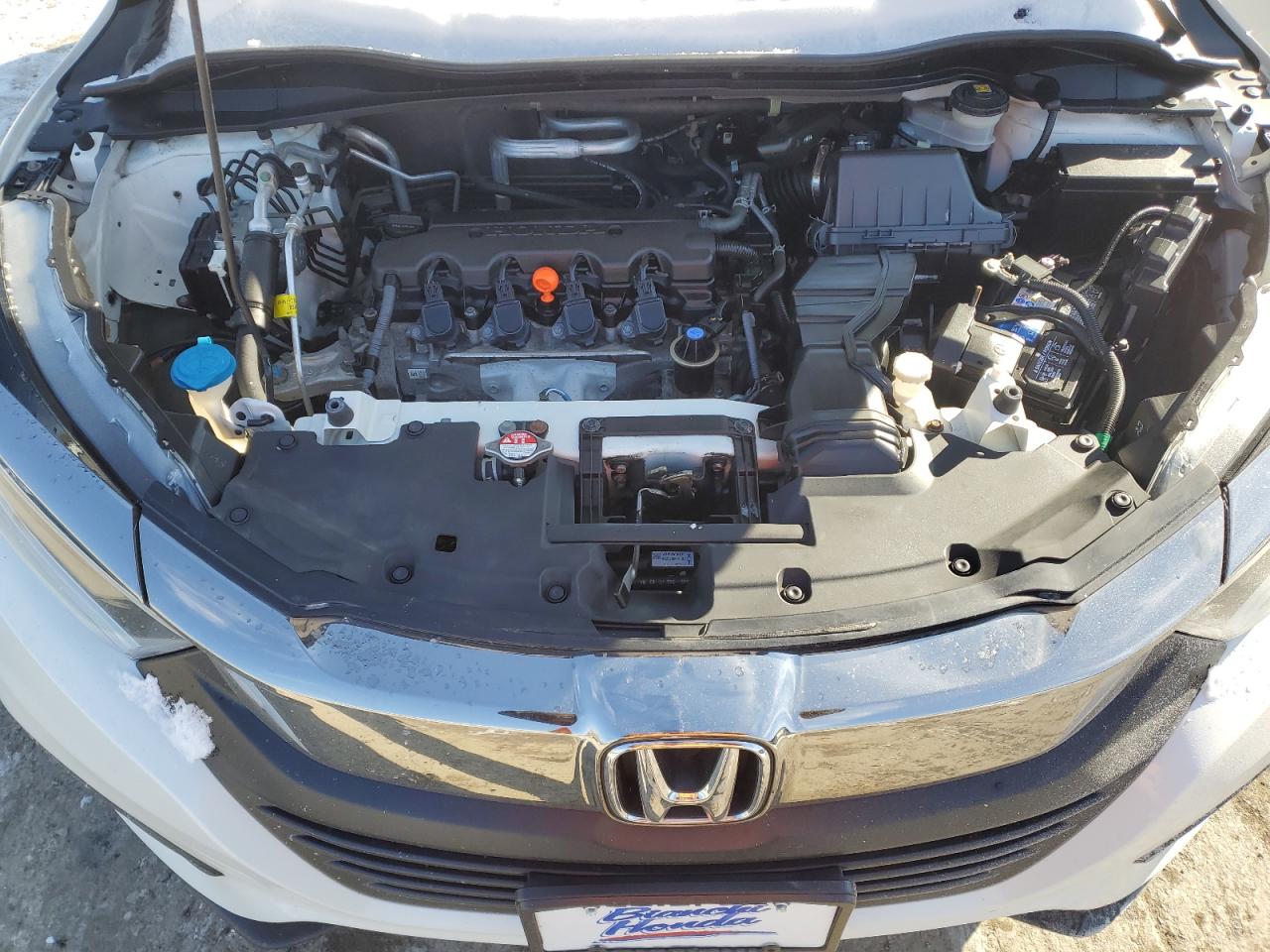 2022 Honda HR-V VIN 3CZRU6H38NM730931 Copart auction photo, rear end / side damage thumbnail 12