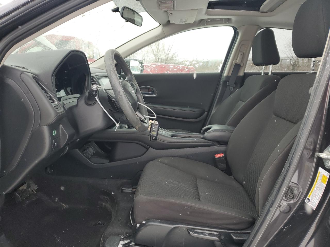 2017 Honda HR-V VIN 3CZRU6H56HG709693 Copart auction photo, undercarriage damage thumbnail 7