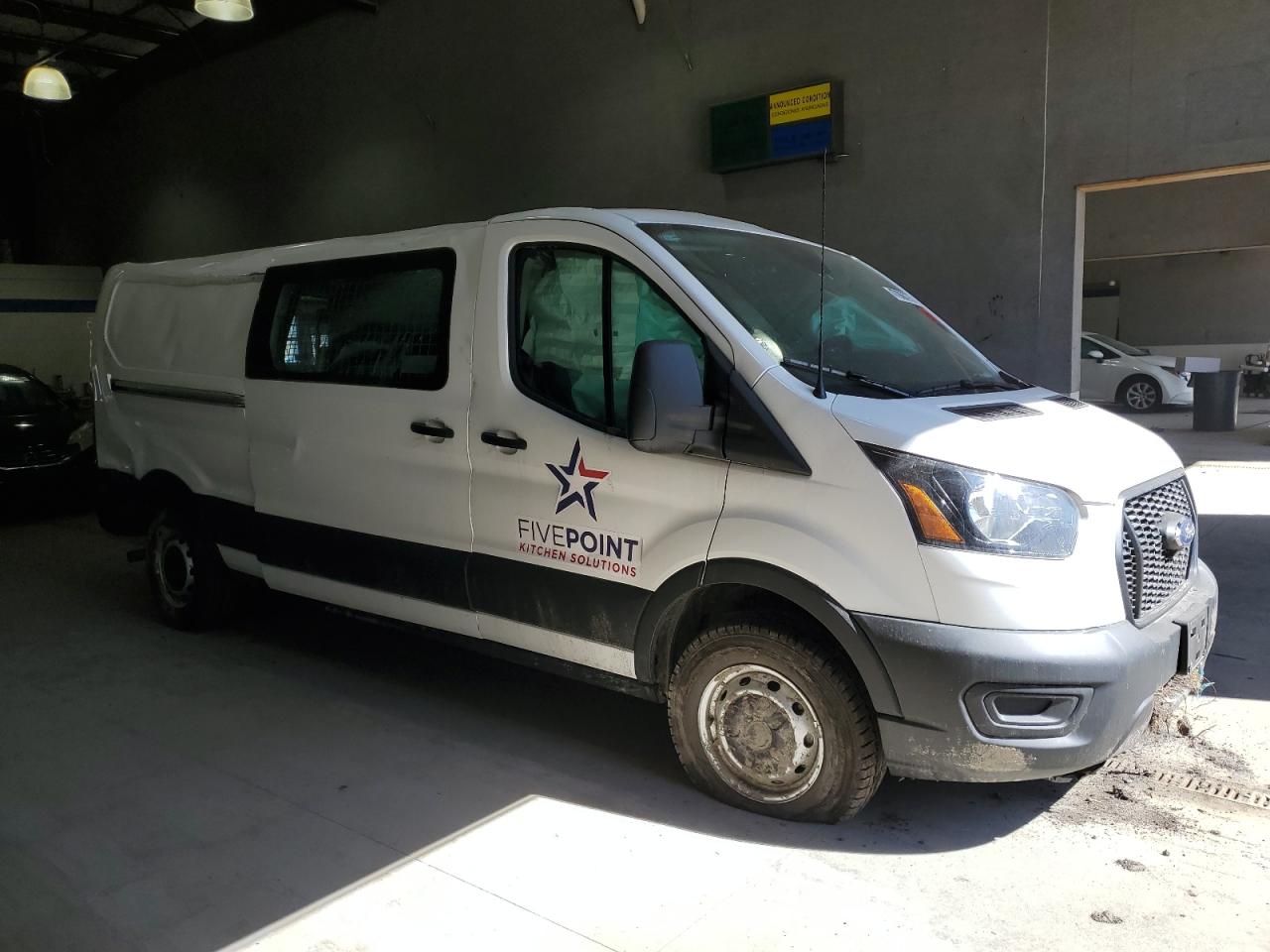 2023 Ford Transit VIN 1FTBW1Y8XPKB87978 Copart auction photo, all over damage thumbnail 4