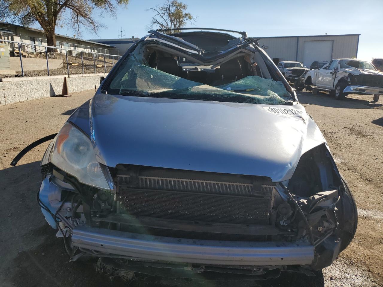 2007 Honda CR-V VIN JHLRE48787C014113 Copart auction photo, rollover damage thumbnail 5