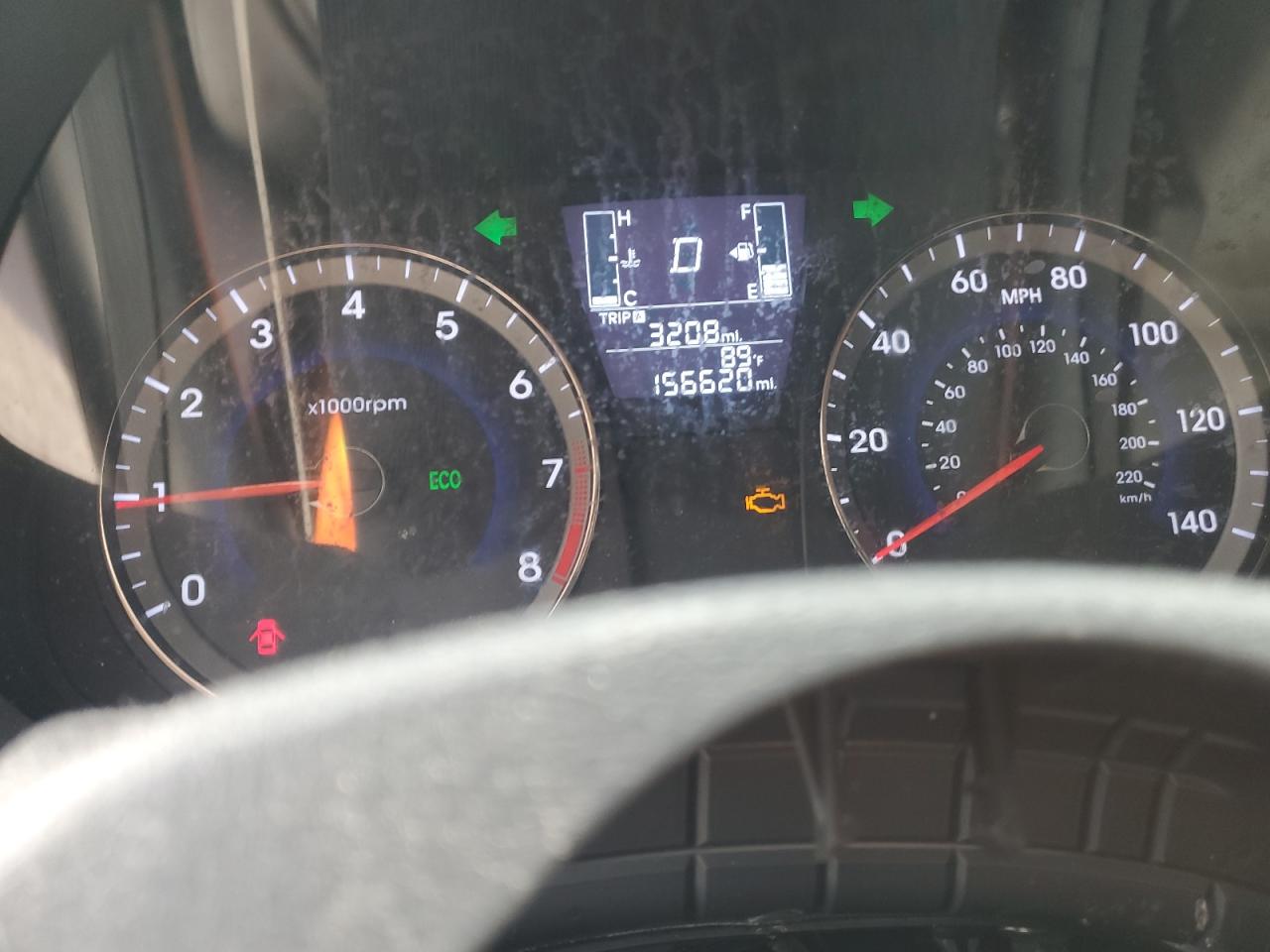 2015 Hyundai Accent VIN KMHCT4AEXFU863116 Copart auction photo, rear end / front end damage thumbnail 9