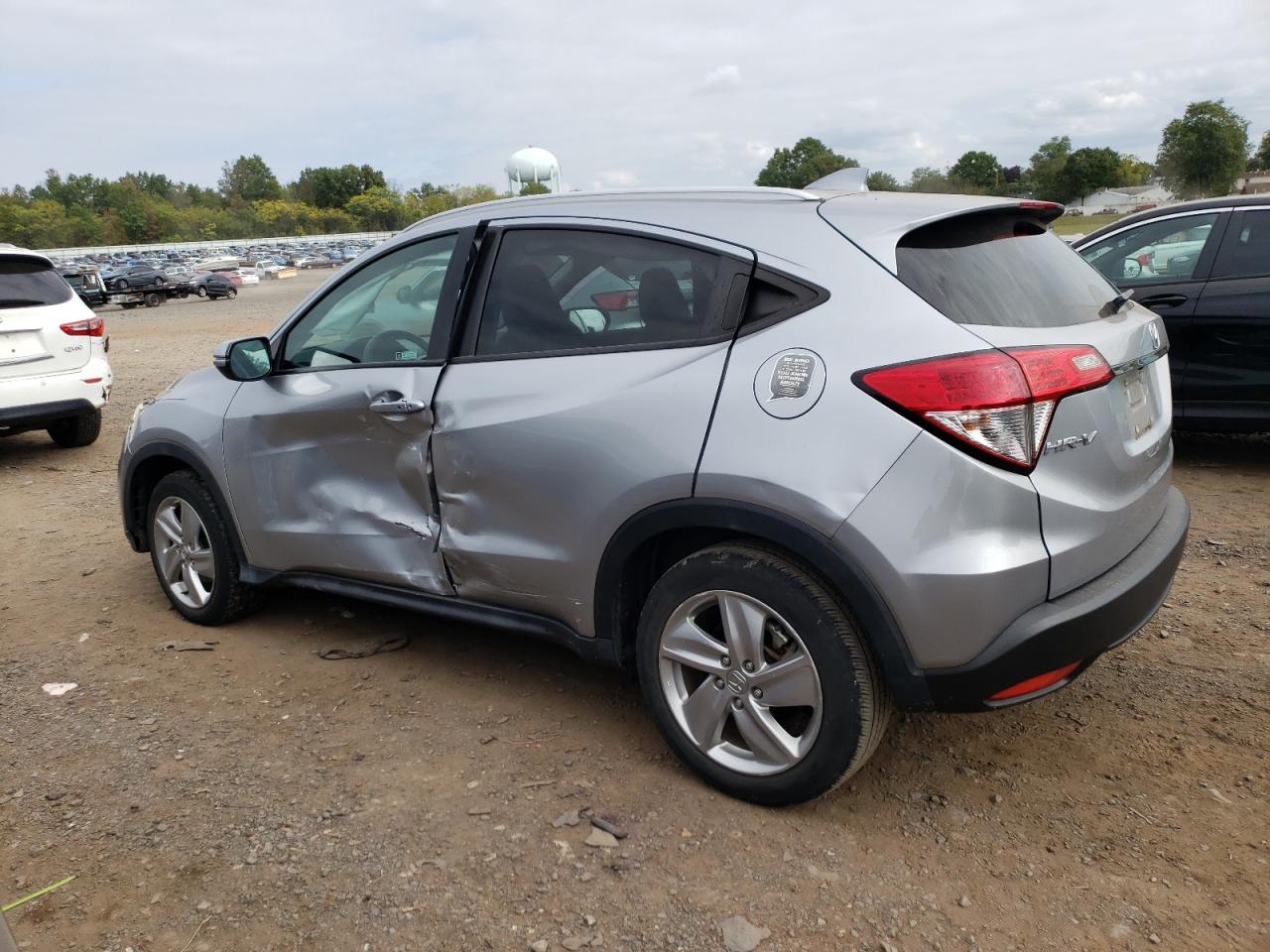 2019 Honda HR-V VIN 3CZRU6H57KM715320 Copart auction photo, side damage thumbnail 2