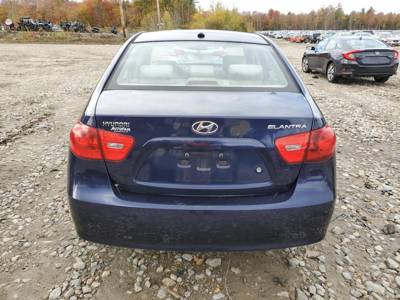 2008 Hyundai Elantra VIN KMHDU46DX8U441335 Copart auction photo, front end damage thumbnail 6