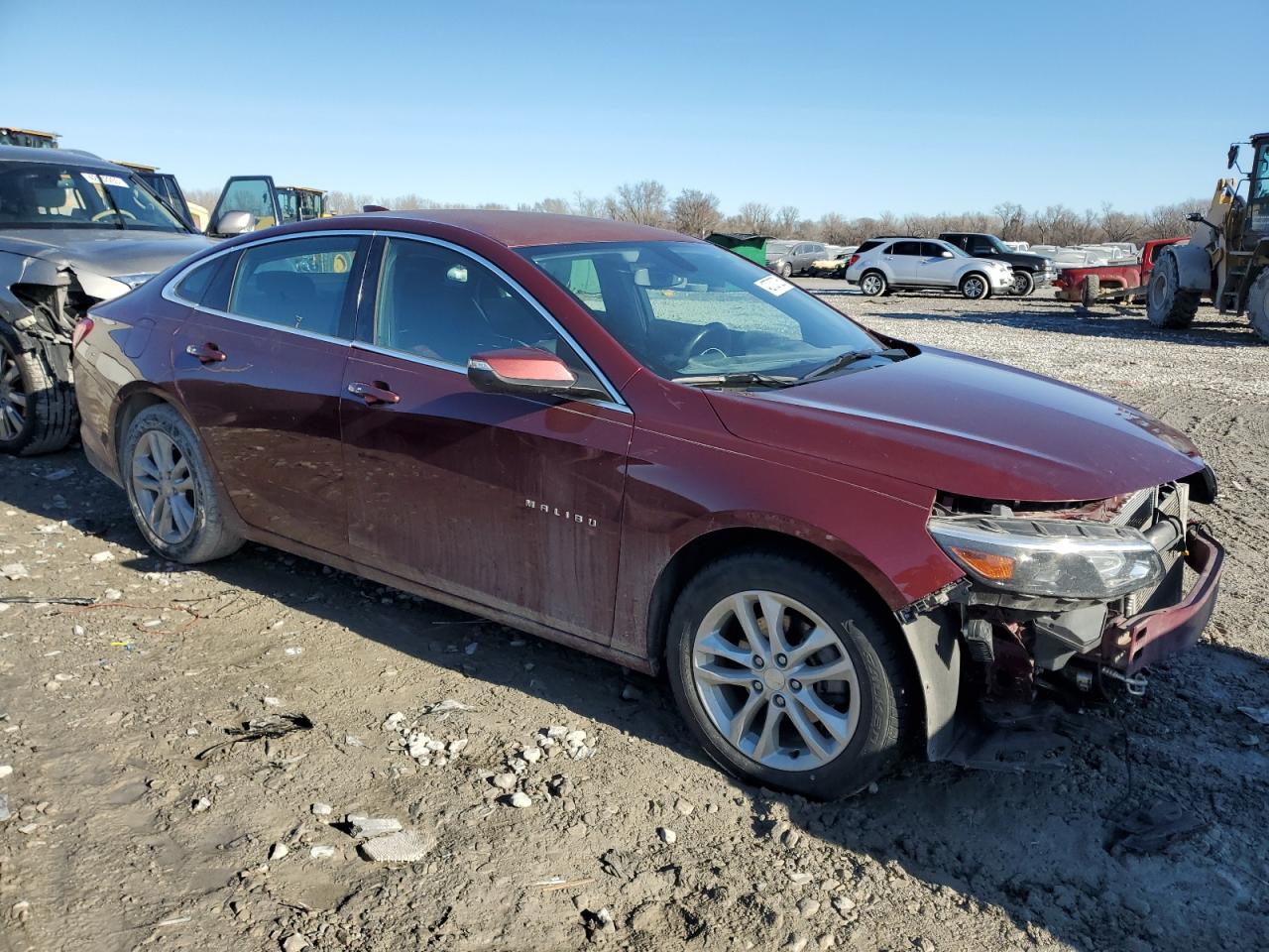 2016 Chevrolet Malibu VIN 1G1ZE5ST8GF225425 Copart auction photo, front end / minor dent/scratches damage thumbnail 4