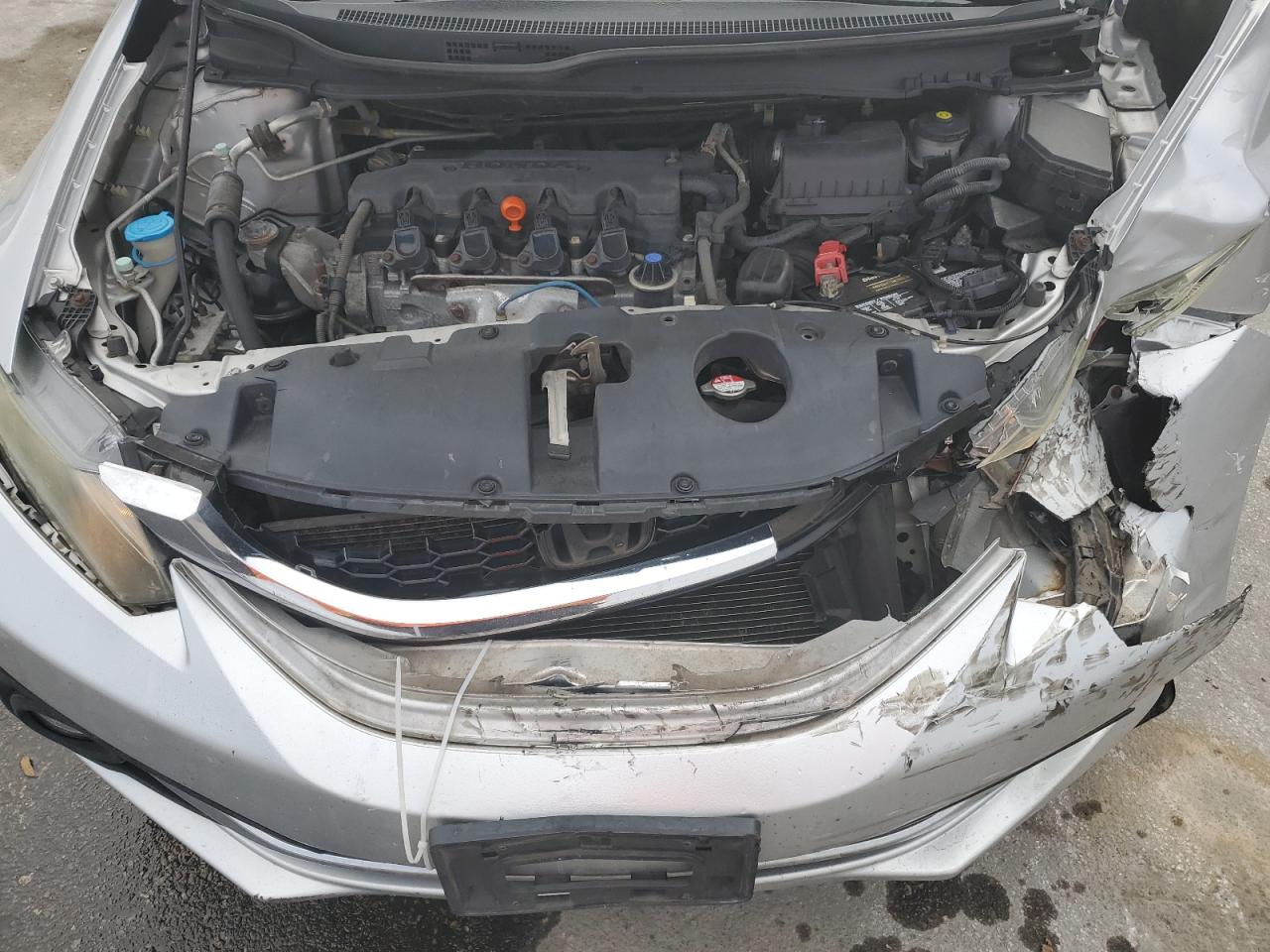 2014 Honda Civic VIN 19XFB2F83EE216579 Copart auction photo, front end / side damage thumbnail 11