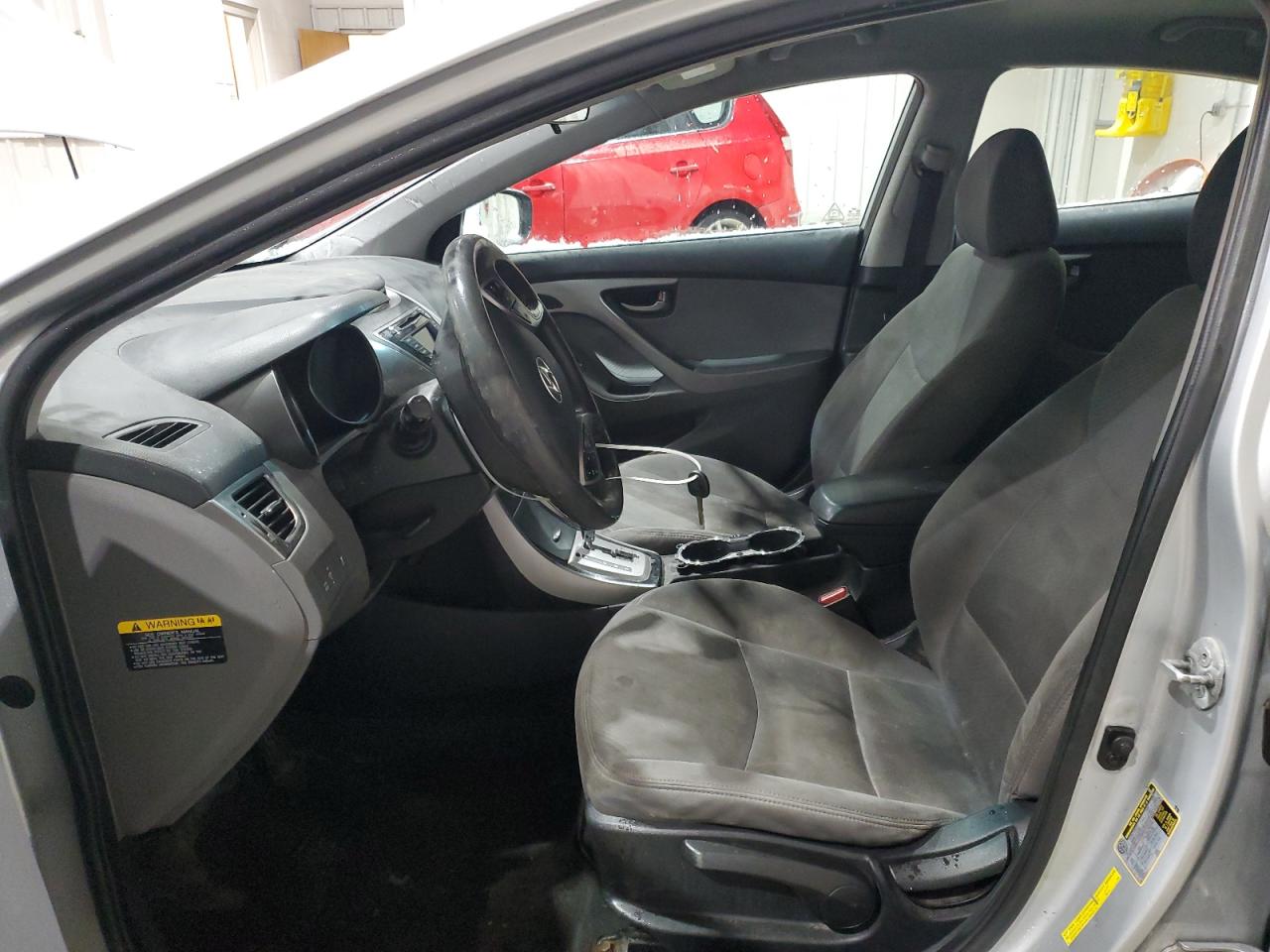 2013 Hyundai Elantra VIN 5NPDH4AEXDH354645 Copart auction photo, all over damage thumbnail 7