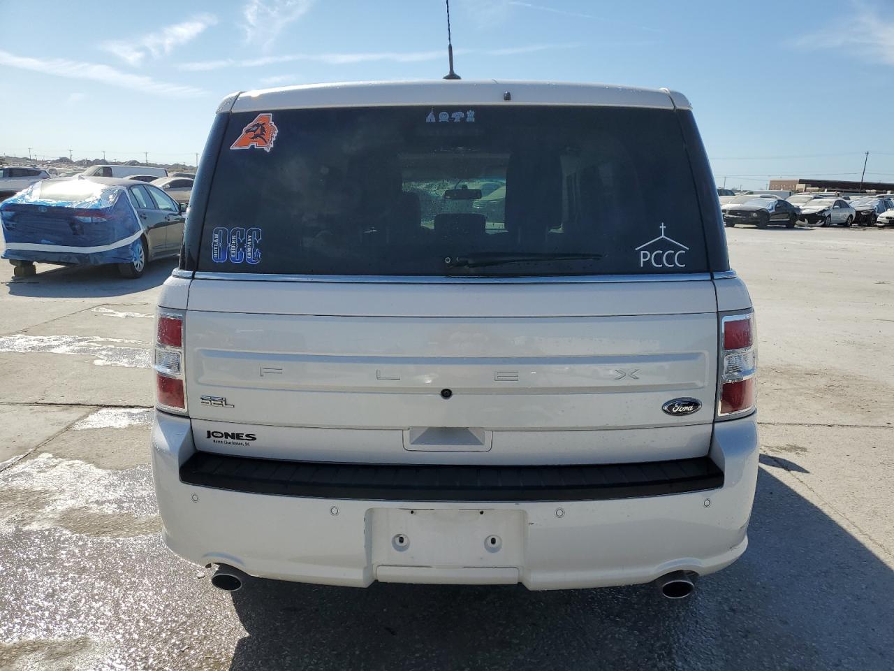 2016 Ford Flex VIN 2FMGK5C8XGBA19165 Copart auction photo, front end / rear end damage thumbnail 6