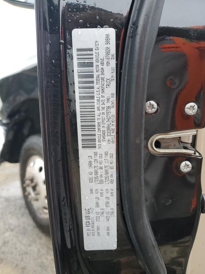 2017 RAM 3500 VIN 3C63RRHL7HG775738 Copart auction photo, rear end / front end damage thumbnail 12