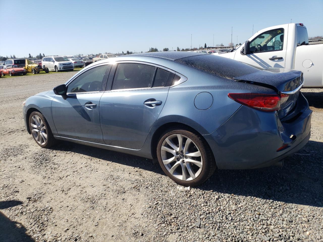 2015 Mazda 6 VIN JM1GJ1V55F1200803 Copart auction photo, rear end damage thumbnail 2