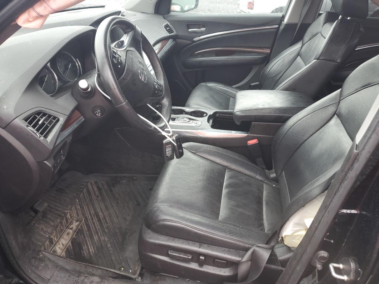 2016 Acura MDX VIN 5FRYD4H97GB030818 Copart auction photo, rollover / undercarriage damage thumbnail 7