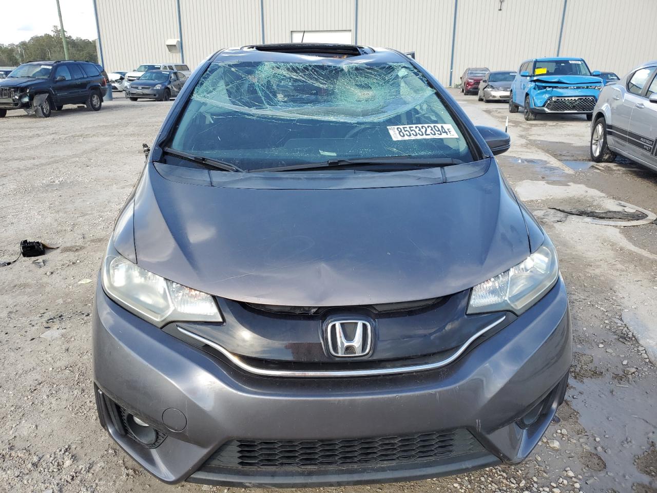 2016 Honda Fit VIN JHMGK5H72GS002935 Copart auction photo, all over damage thumbnail 5