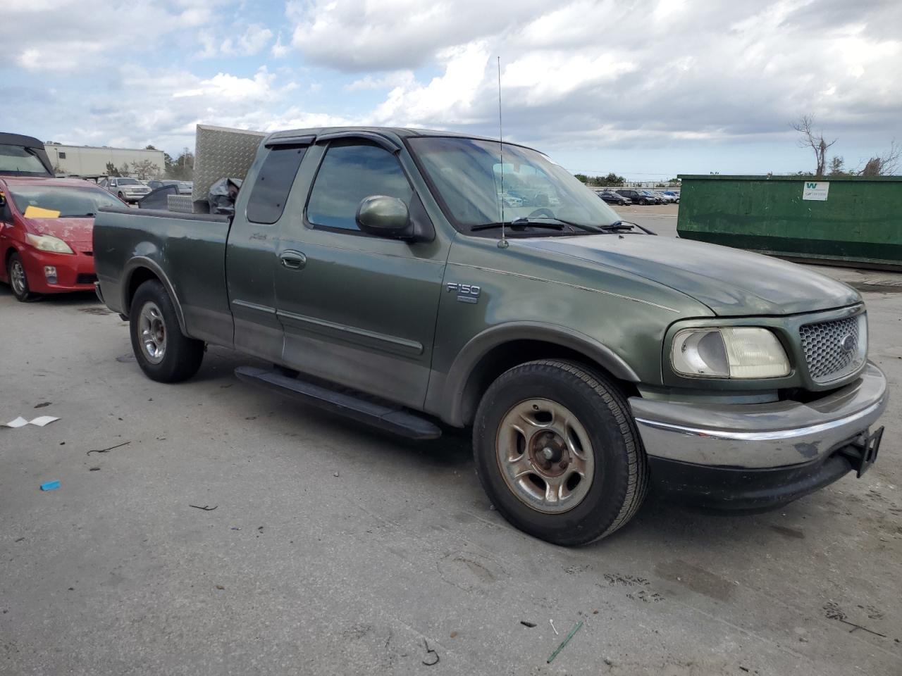 2001 Ford F-150 VIN 1FTRX17L81NA01233 Copart auction photo, rear end damage thumbnail 4