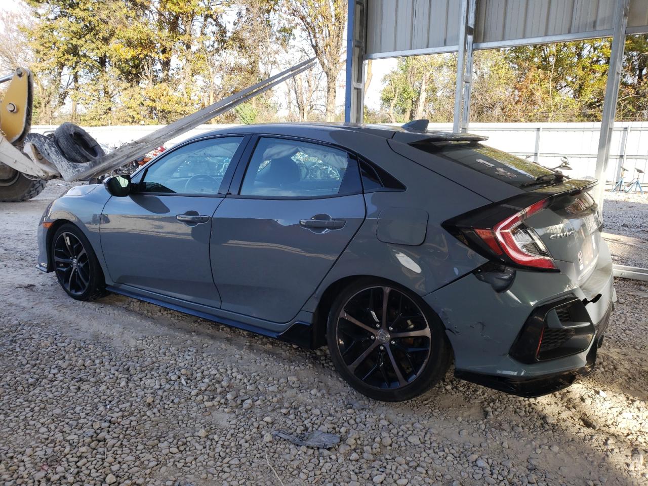 2021 Honda Civic VIN SHHFK7H47MU200769 Copart auction photo, rear end / minor dent/scratches damage thumbnail 2