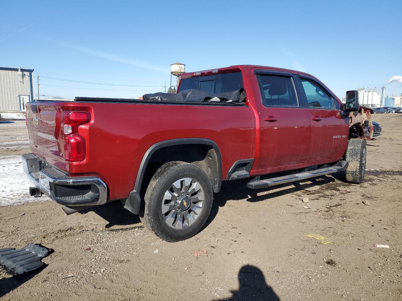 2022 Chevrolet Silverado VIN 1GC4YNE71NF352909 Copart auction photo, front end damage thumbnail 3