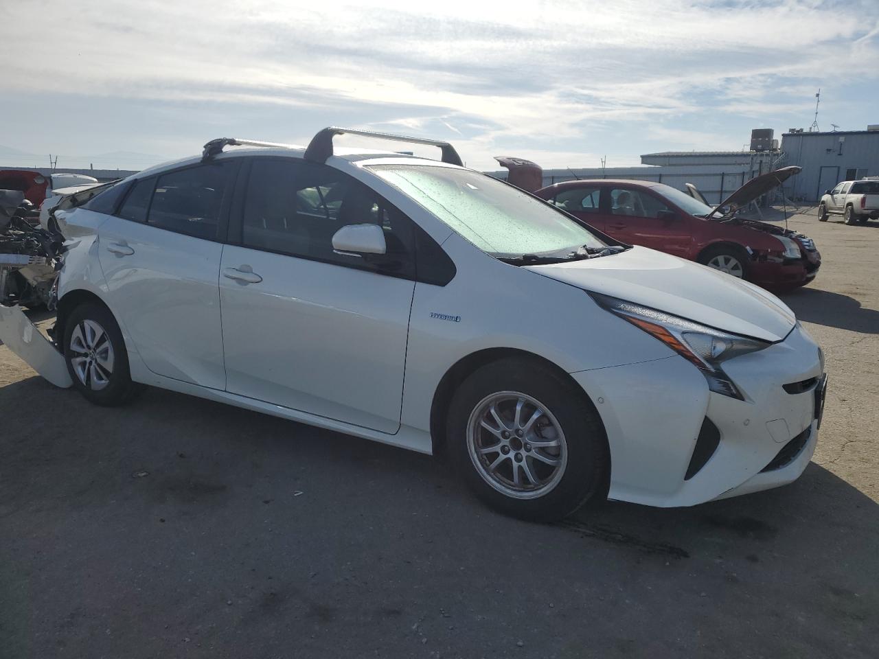 2017 Toyota Prius VIN JTDKBRFU0H3047198 Copart auction photo, front end damage thumbnail 4