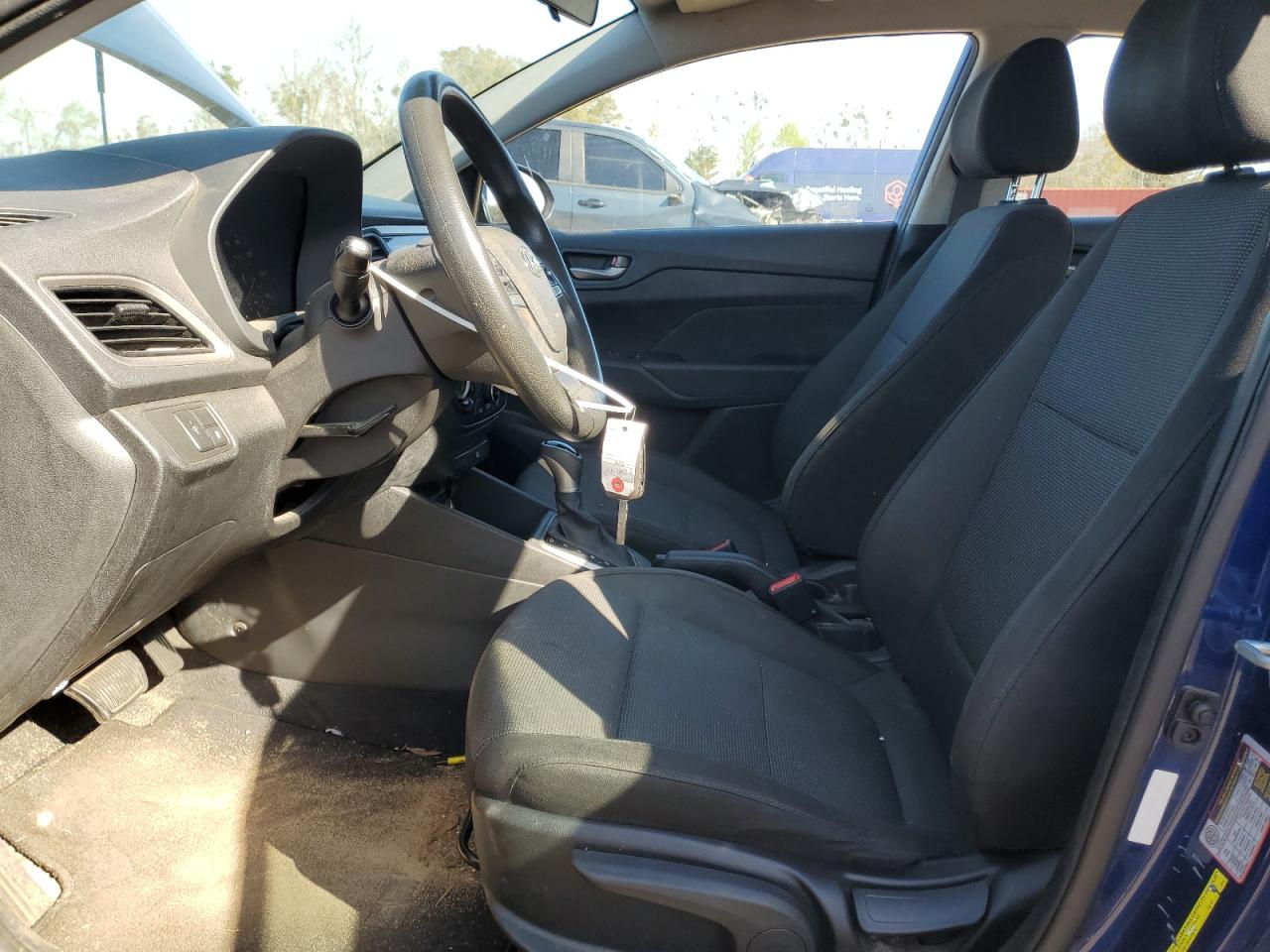 2019 Hyundai Accent VIN 3KPC24A39KE061963 Copart auction photo, front end damage thumbnail 7