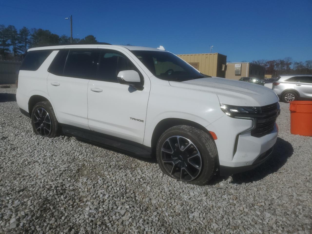 2022 Chevrolet Tahoe VIN 1GNSCRKD1NR143702 Copart auction photo, all over damage thumbnail 4