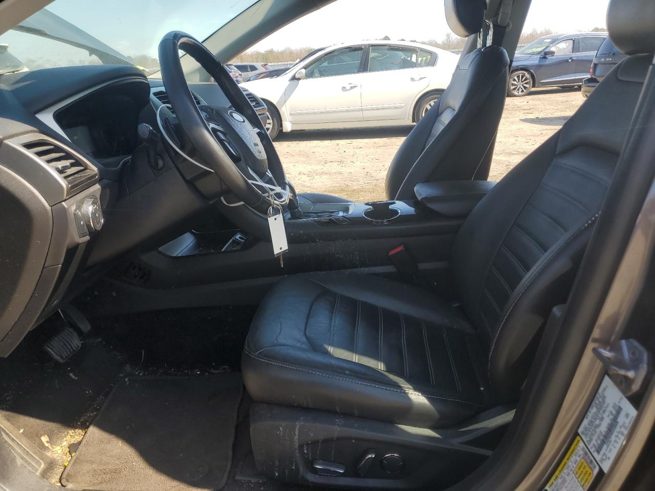 2014 Ford Fusion VIN 3FA6P0H90ER308808 Copart auction photo, side / rear end damage thumbnail 7