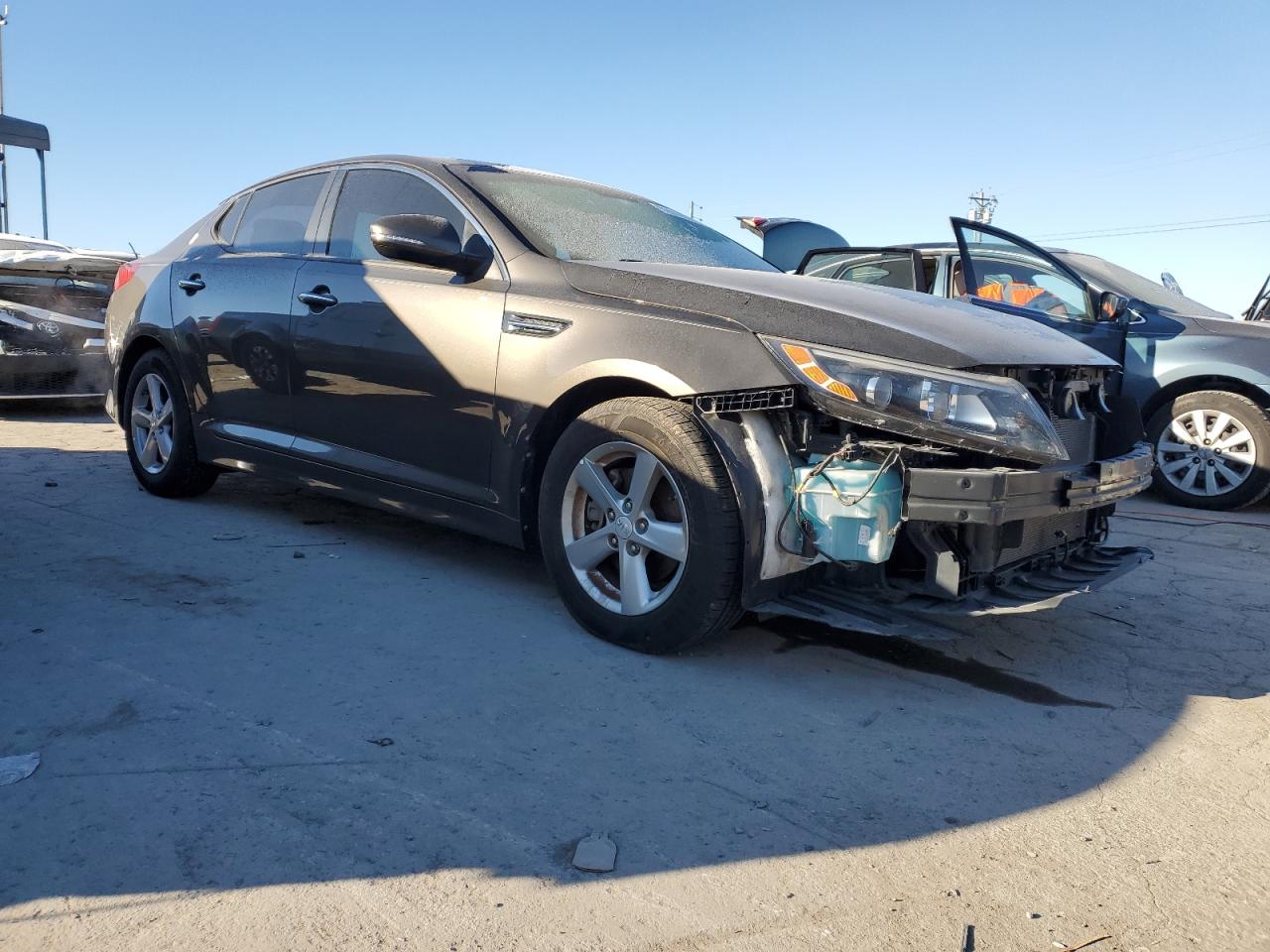 2015 KIA Optima VIN 5XXGM4A72FG373683 Copart auction photo, front end damage thumbnail 4