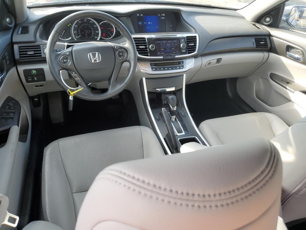 2015 Honda Accord VIN 1HGCR2F8XFA107430 Copart auction photo, top/roof damage thumbnail 8