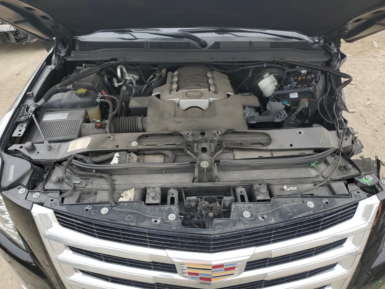 2019 Cadillac Escalade VIN 1GYS4AKJ9KR133891 Copart auction photo, front end / rear end damage thumbnail 12