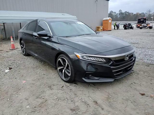 2021 Honda Accord VIN 1HGCV2F33MA010843 Copart auction photo, front end / side damage thumbnail 11