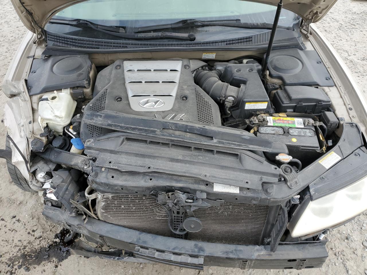 2007 Hyundai Azera VIN KMHFC46F77A161661 Copart auction photo, front end damage thumbnail 11