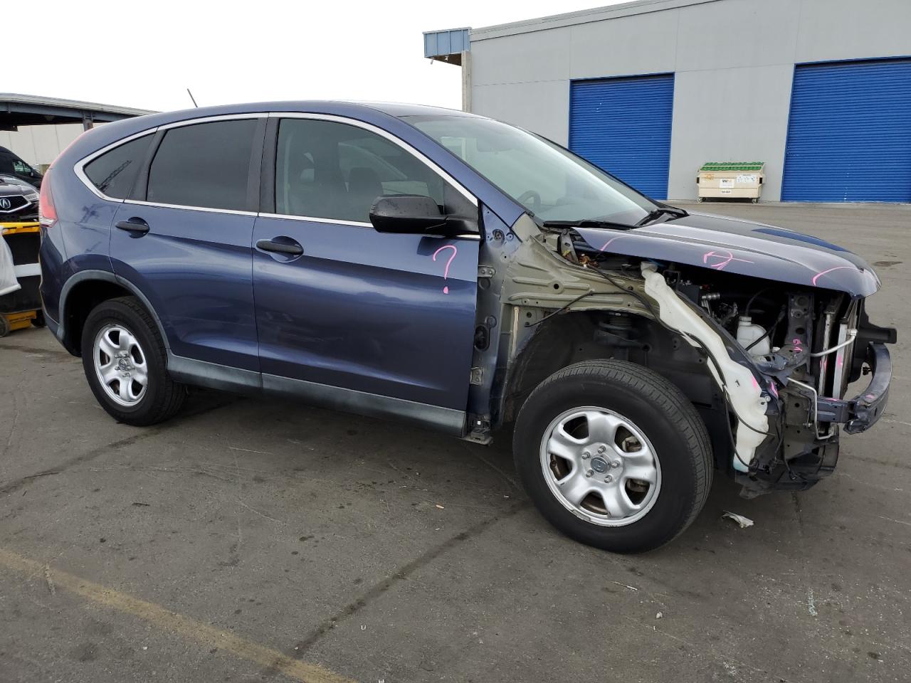 2014 Honda CR-V VIN 2HKRM4H39EH694375 Copart auction photo, front end damage thumbnail 4