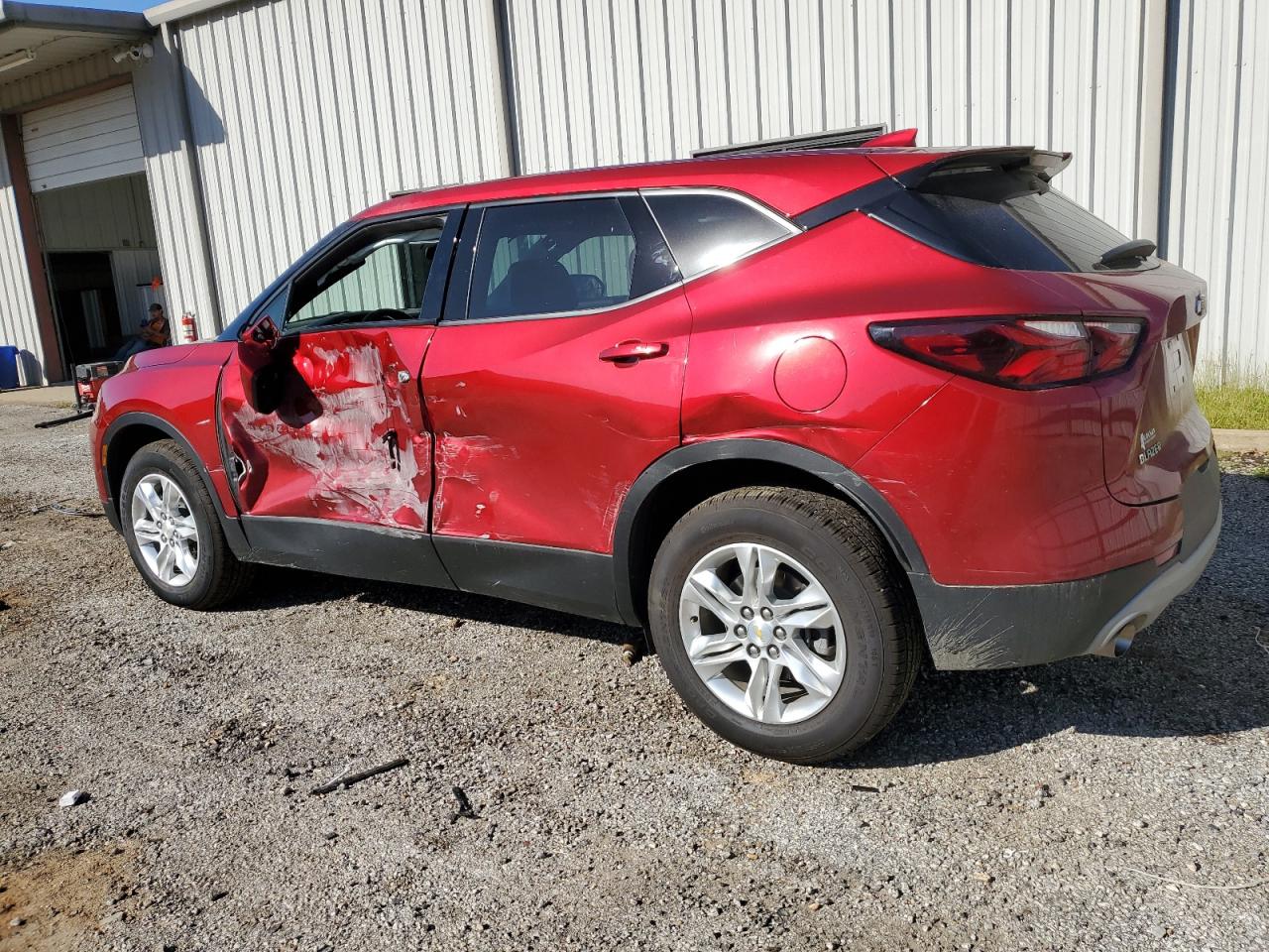 2021 Chevrolet Blazer VIN 3GNKBBRA5MS571936 Copart auction photo, side damage thumbnail 2