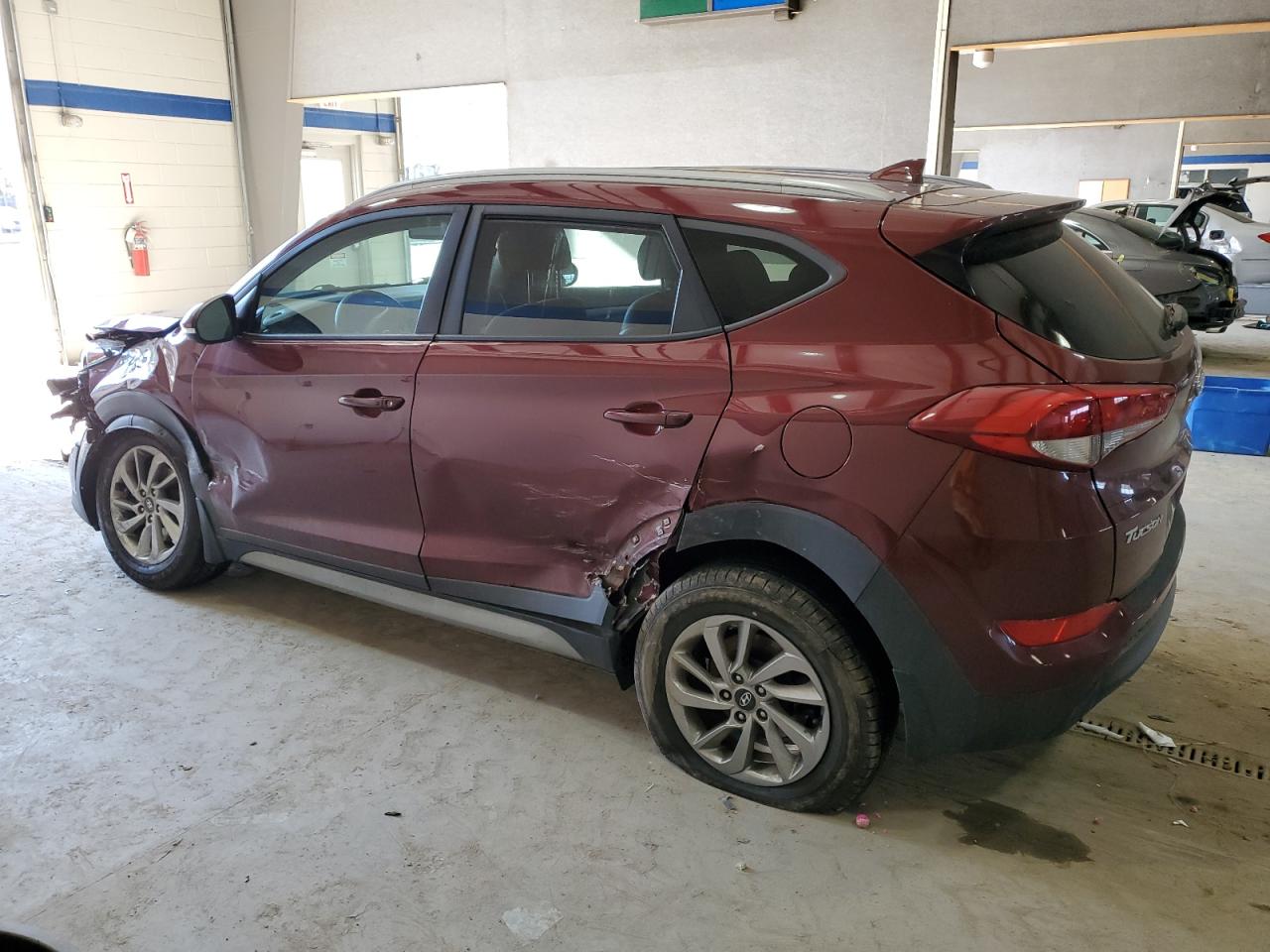 2017 Hyundai Tucson VIN KM8J3CA44HU426062 Copart auction photo, all over / undercarriage damage thumbnail 2