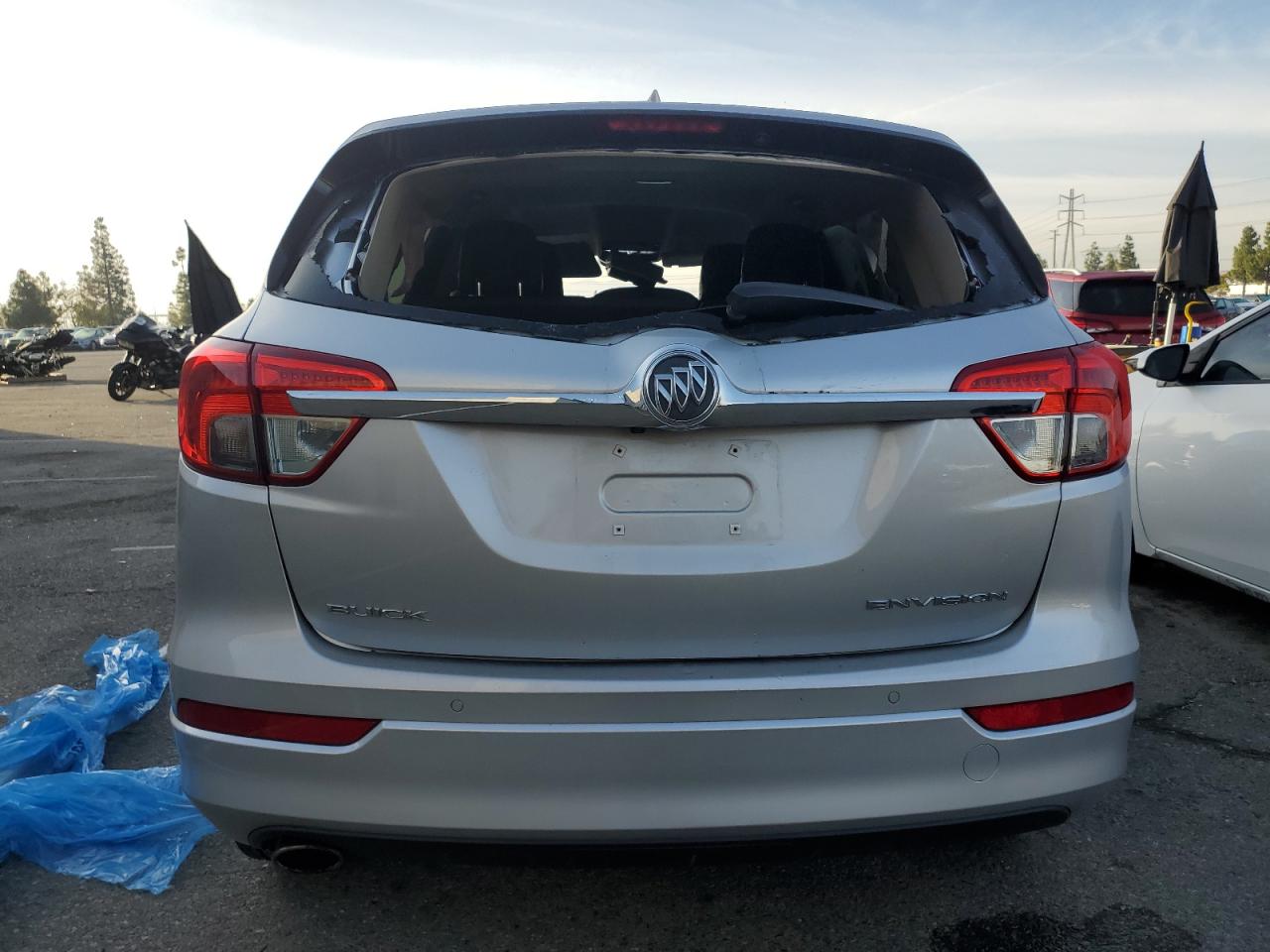 2018 Buick Envision VIN LRBFX1SA2JD051073 Copart auction photo, all over damage thumbnail 6