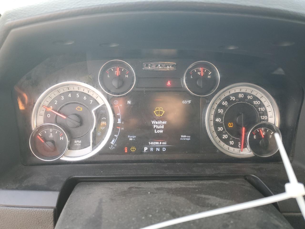 2014 RAM 1500 VIN 1C6RR7NTXES400076 Copart auction photo, front end damage thumbnail 9