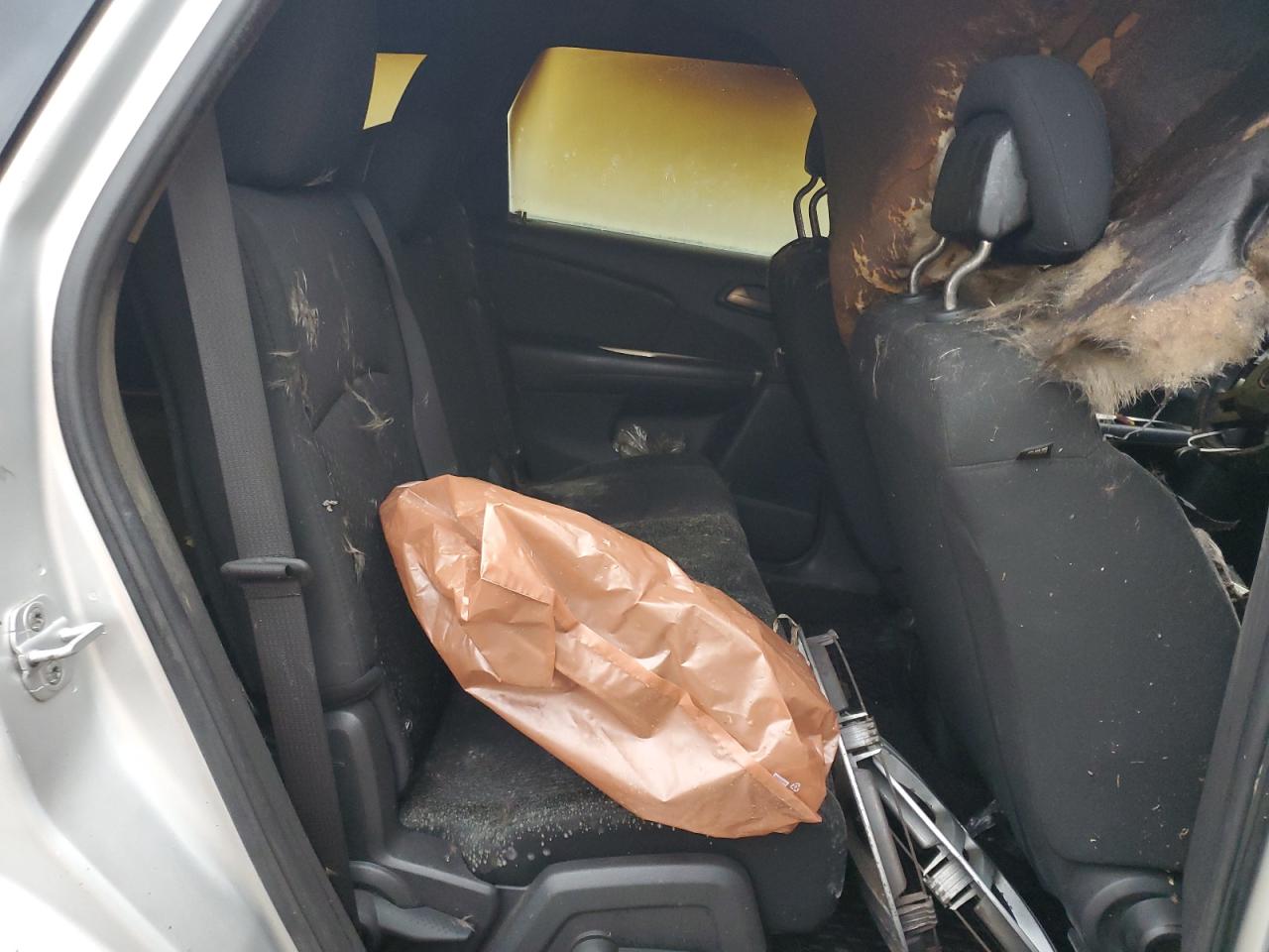 2012 Dodge Journey VIN 3C4PDCAB9CT143749 Copart auction photo, burn damage thumbnail 12