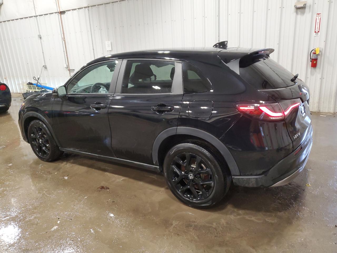 2023 Honda HR-V VIN 3CZRZ2H59PM702912 Copart auction photo, side / front end damage thumbnail 2