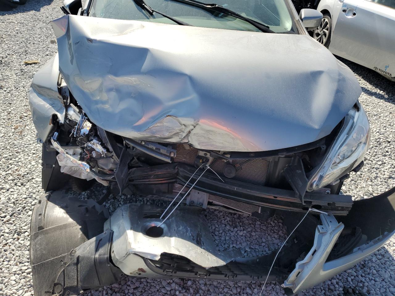2014 Nissan Sentra VIN 3N1AB7AP7EY253898 Copart auction photo, front end damage thumbnail 12