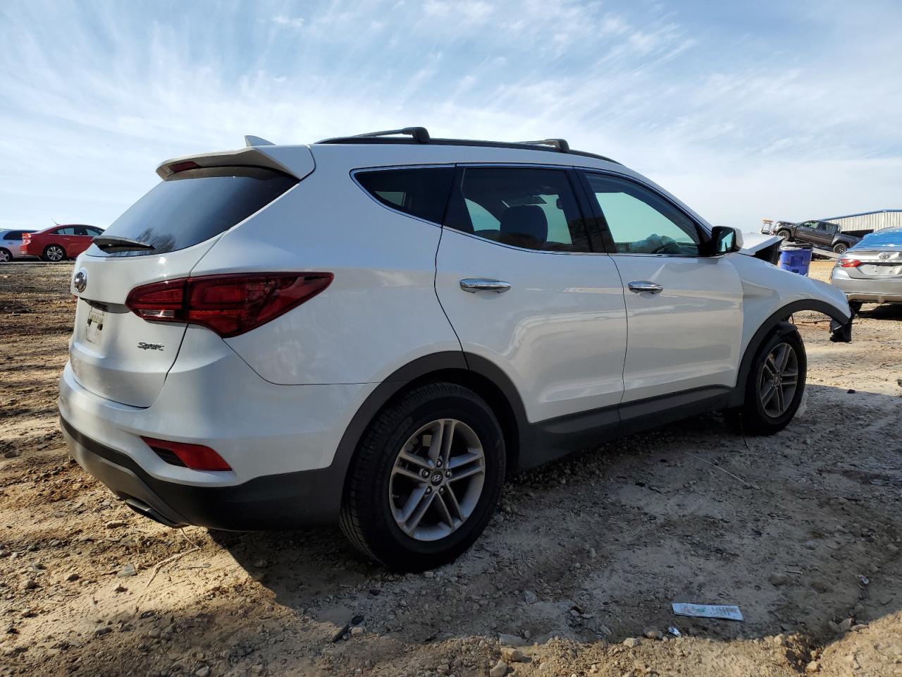 2017 Hyundai Santa Fe VIN 5NMZU3LB2HH010650 Copart auction photo, front end damage thumbnail 3