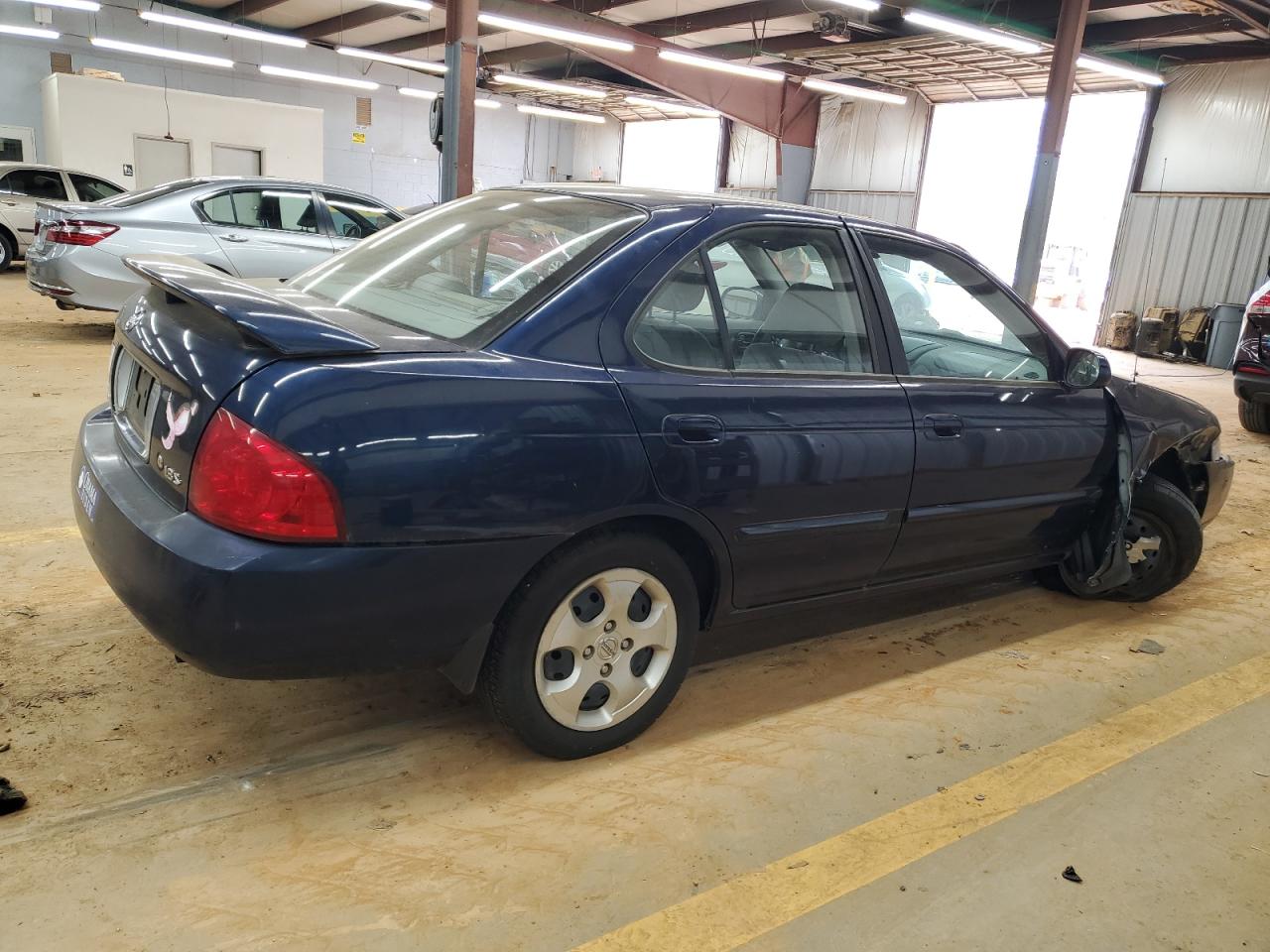 2006 Nissan Sentra VIN 3N1CB51D56L599143 Copart auction photo, front end / undercarriage damage thumbnail 3