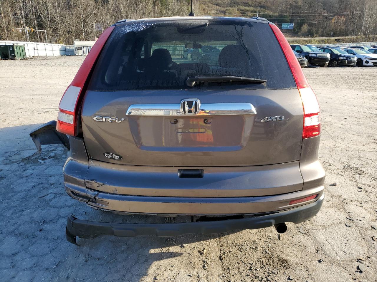 2011 Honda CR-V VIN 3CZRE4H52BG704113 Copart auction photo, rear end / front end damage thumbnail 6