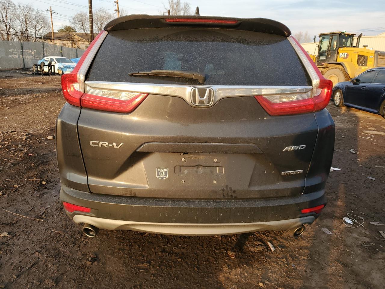 2018 Honda CR-V VIN 2HKRW2H9XJH605250 Copart auction photo, front end / side damage thumbnail 6