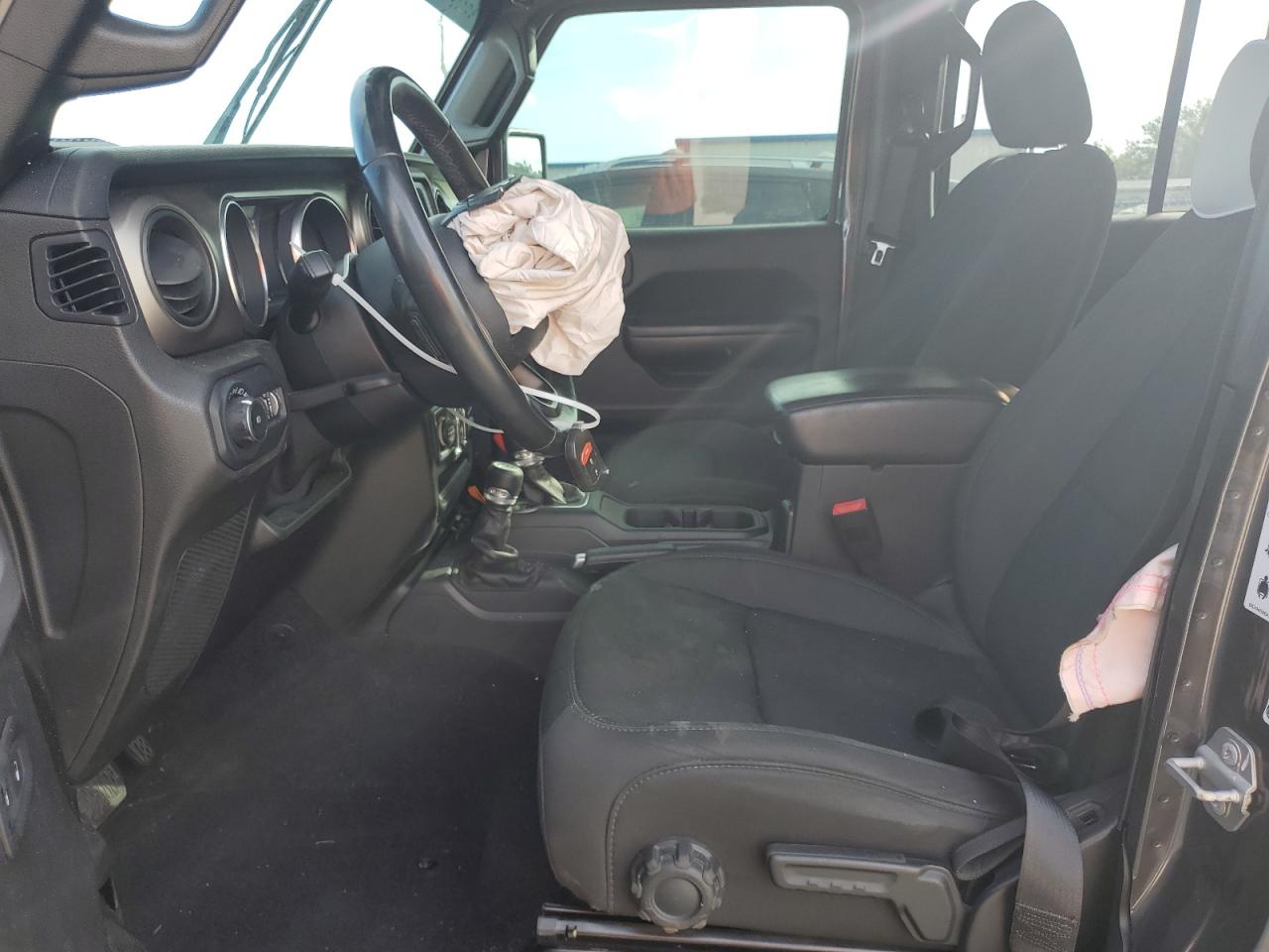 2018 Jeep Wrangler VIN 1C4HJXDN5JW296484 Copart auction photo, front end / side damage thumbnail 7