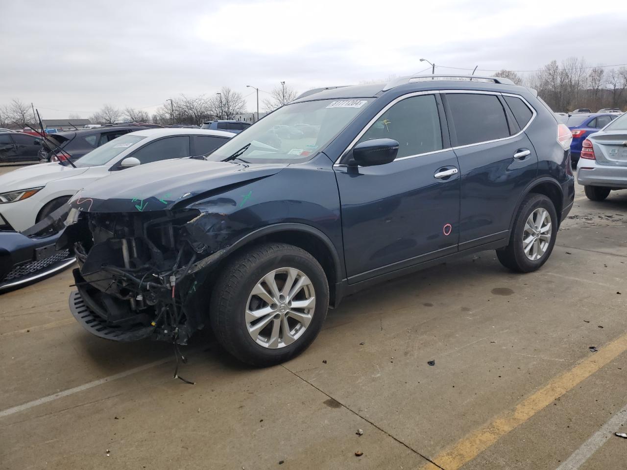 2016 Nissan Rogue VIN KNMAT2MV0GP615906