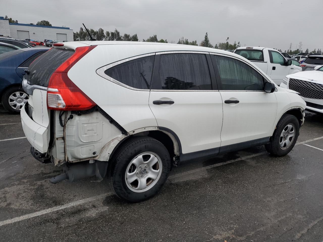 2015 Honda CR-V VIN 5J6RM3H35FL015459 Copart auction photo, rear end damage thumbnail 3