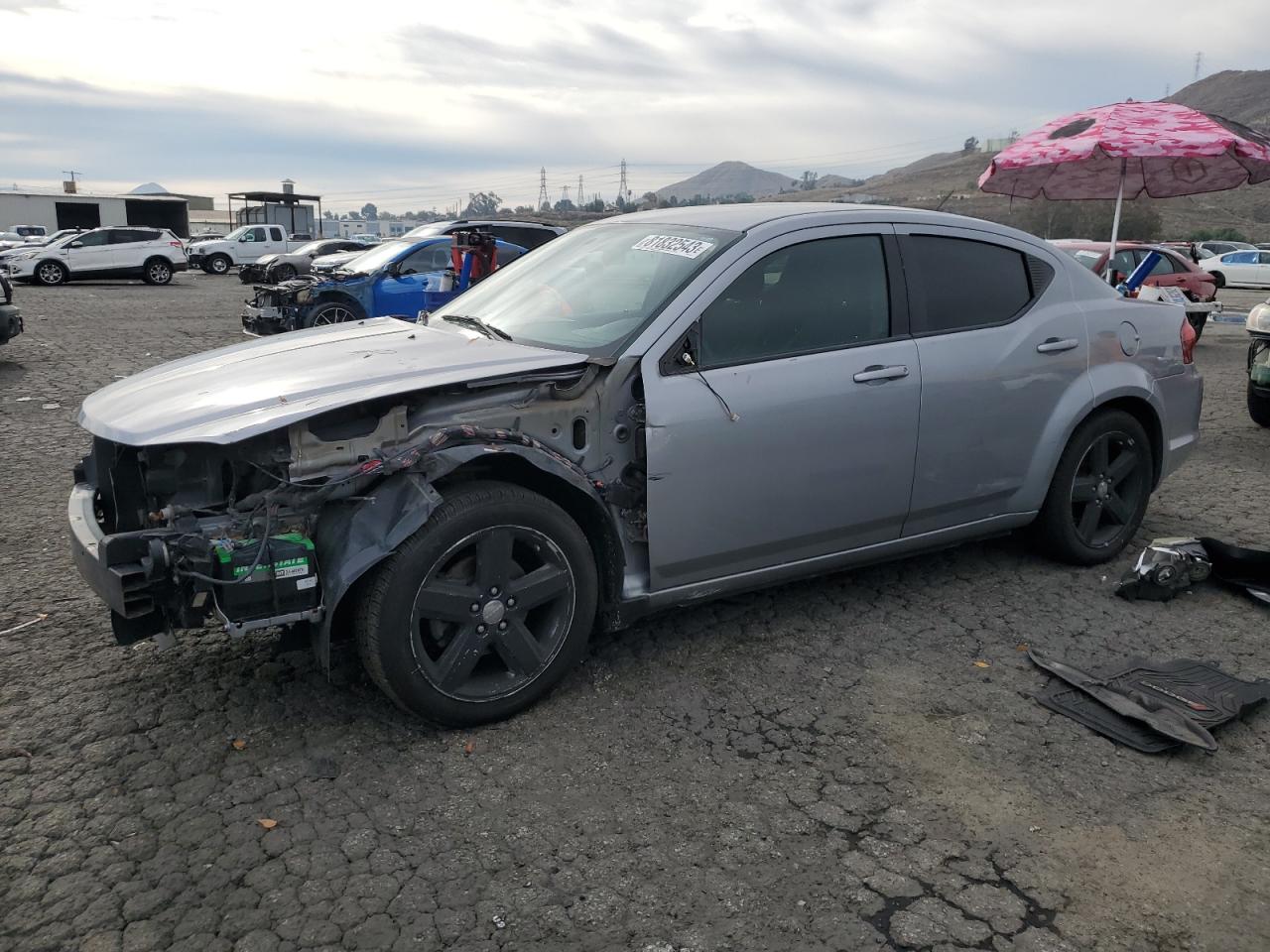 2013 Dodge Avenger VIN 1C3CDZAB7DN649216