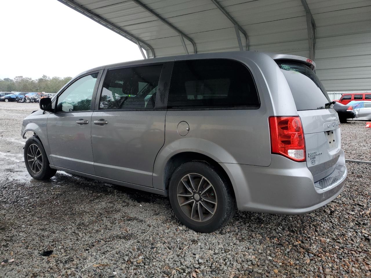 2019 Dodge Caravan VIN 2C4RDGEG2KR534278 Copart auction photo, front end / side damage thumbnail 2