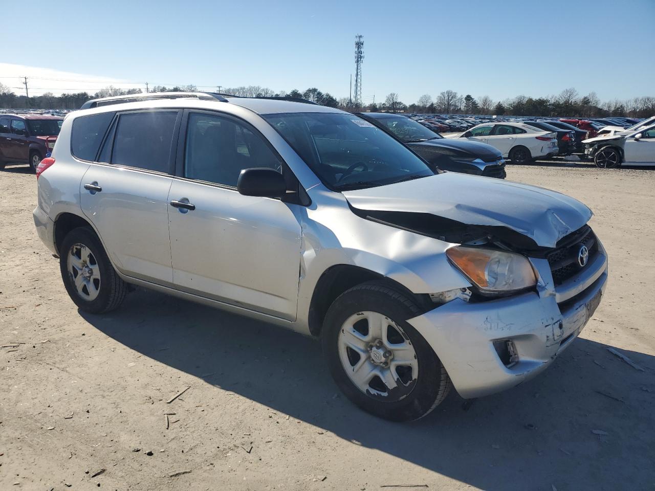 2011 Toyota RAV 4 VIN 2T3BF4DV1BW164120 Copart auction photo, front end / minor dent/scratches damage thumbnail 4