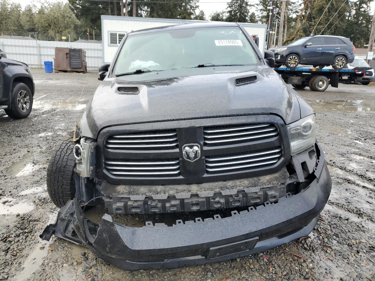 2016 RAM 1500 VIN 1C6RR7UT8GS380169 Copart auction photo, undercarriage / front end damage thumbnail 5