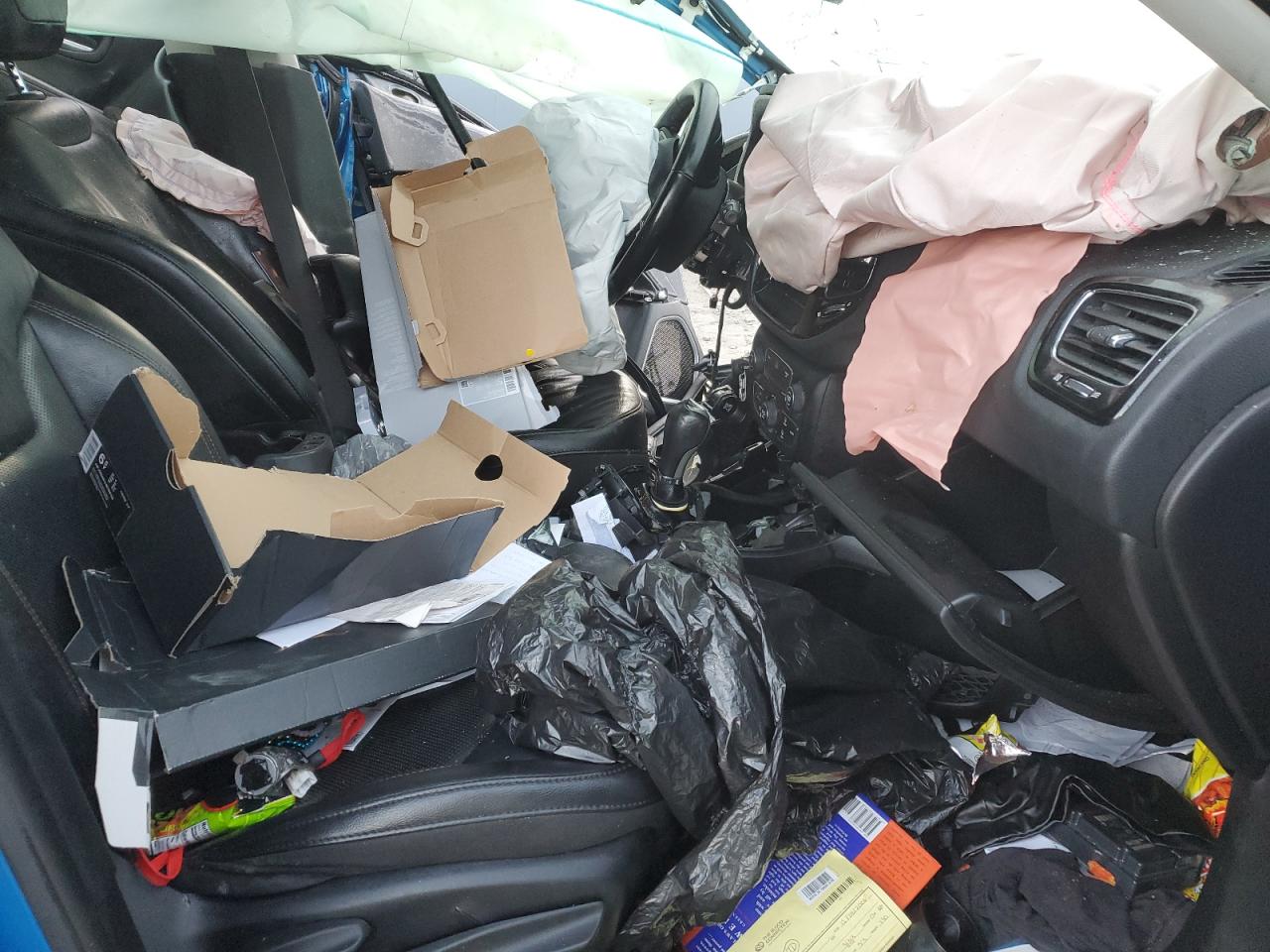 2019 Jeep Compass VIN 3C4NJDCB4KT771686 Copart auction photo, all over damage thumbnail 7