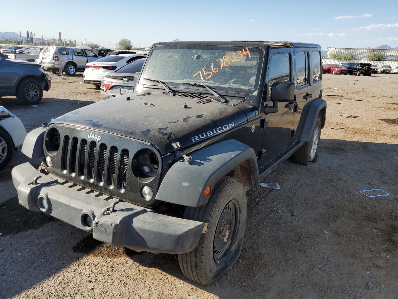 2017 Jeep Wrangler VIN 1C4BJWFG7HL647552