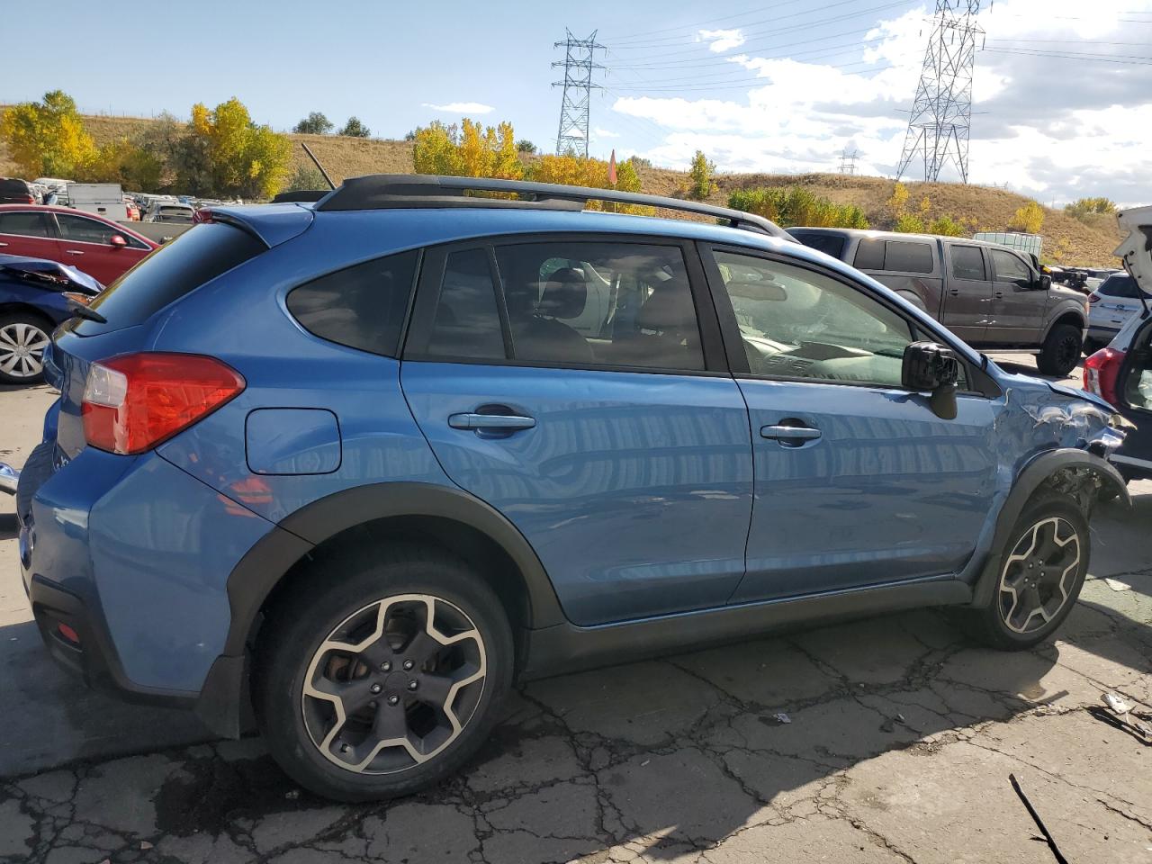 2014 Subaru XV VIN JF2GPAGC1E8326867 Copart auction photo, front end / hail damage thumbnail 3