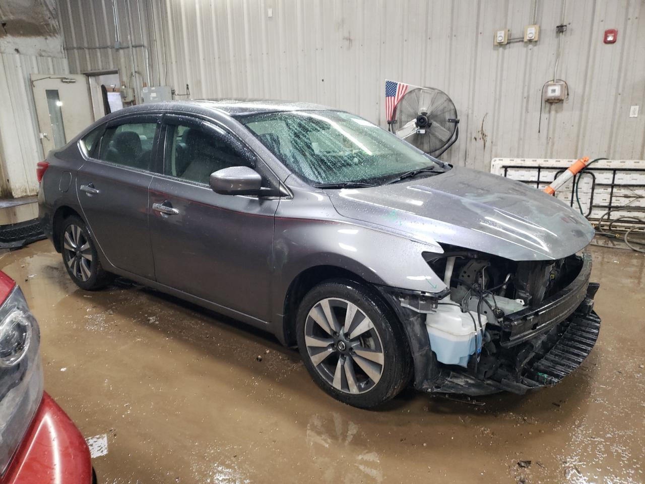 2019 Nissan Sentra VIN 3N1AB7AP9KY408995 Copart auction photo, front end damage thumbnail 4